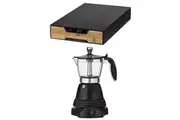 Leaf & Bean Espresso Maker & Bamboo Capsule Board Set