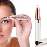Womens Electric Face Eyebrow Trimmer Brows Razor Facial Epilator Hair Remover