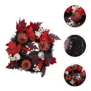 Halloween Pumpkin Decoration Halloween Spooky Party Favors Maple Leaf Garland