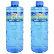 2PK Maxx Bubbles Bubble Solution Refill Bottle w/ Wand 64oz/1.89L Kids Play Toy