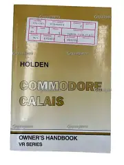 New Old Stock GENUINE HOLDEN COMMODORE CALAIS VR OWNERS MANUAL SERVICE BOOK NOS