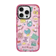 iPhone 16 Pro Impact Case MagSafe Compatible World Traveler by Martina Martian