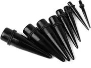 [Abbraccia] 8Pcs Acrylic Ear Taper Tunnel Plug Expander Stretching Kit Sets