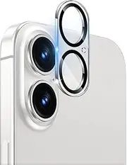 Camera Lens Protector for iPhone 16/16 Plus, HD 360-Degree Protection Tempered Glass drop-proof Screen Protector, Case Friendly No-Bubble HD Clear Camera Lens Screen Protector for iPhone 16 /16 Plus【Anti-Scratch】【Anti-Fingerprint】-1PCS
