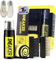 Sneaker Cleaning Kit – Brushes, Towels, and Agents for Leather, Suede, Canvas