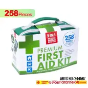 258PCS Value Emergency First Aid Kit Medical Travel Set Workplace Family Safety