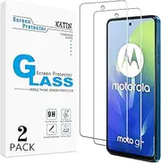 KATIN [2-Pack] Designed for Motorola Moto G04/G24 Tempered Glass Screen Protector, 9H Hardness, Easy to Install, Case Friendly
