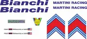 Adhesives Frame MTB Bianchi Martini Racing World Champion Cairs 1996
