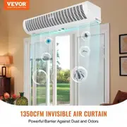 1.1m Commercial Indoor Air Curtain Super Power 2 Speeds 2292m3/h UL Certified Wall Mounted Air Curtains for Doors Indoor Over Door Fan with Heavy Duty Limit Switch Easy-Install Unheated