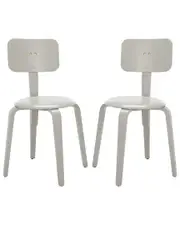 Safavieh Set of 2 Luella Stackable Dining Chairs