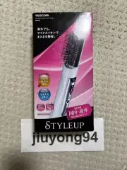 Tescom STYLEUP Ionic Curling Hair Dryer White BIC40?W 100-120V 200-240V NEW JP