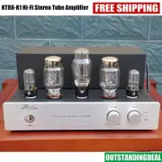 KT88-K1 Hi-Fi Stereo Tube Amplifier Class A 15Wx2 Speaker Amp Bluetooth Tube Amp