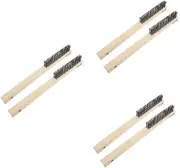 Alipis 3sets Pizza Stone Cleaner Brush Outdoor Grill Brush Set BBQ for Grills Wire for Pizza Oven Cleaning Heat Resistant Tool 2pcs*3