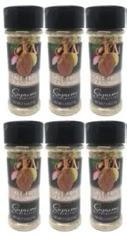 ( LOT 6 Bottles ) Salt-Free Seasoning-Blend 2.5 oz Each Bottle SEALED