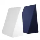 2X Memory Foam Wedge Pillow Neck Back Support with Cover Waterproof White Blue