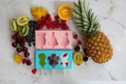 6 pcs Popsicle Molds Shape Maker Homemade ICE Pop Molds Food Grade Silicone Pops
