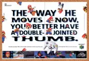 Mario 64 N64 Original 1995 Vintage Ad - Video Game Upcoming Release Promo