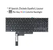 SP Teclado Español For MSI CreatorPro Z17 A12U / A12UKST / A12UMST, RGB Backlit