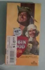 errol flynn THE ADVENTURES OF ROBIN HOOD VHS VIDEOTAPE NEW corner dings