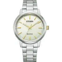 在飛比找momo購物網優惠-【CITIZEN 星辰】PAIR 對錶強化玻璃鏡面情人鋼帶錶