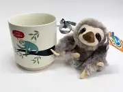 Hallmark Shoebox Ceramic 16oz Mug/Cup Slowly but Surely w/Pocketkins Plush Sloth