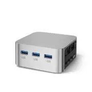 OUMAX T8 Intel Processor Alder Lake-N100 Mini PC 16GB RAM DDR5 512GB SSD Triple Display Windows11 Mini Computer Desktop