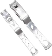 HONMEET Stainless Steel Nail Clippers 4 Piece Set Scissors Trimmer for Manicure Fake Natural Nails Size