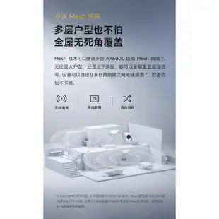 小米路由器AX6000 小米有品 全新未拆封【台灣出貨】WiFi6增強版 5G雙頻 家用千兆端口 信號放大器