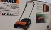 WG850 Worx 12 Amp 14" Electric Dethatcher with Collection Bag