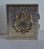 KIRKS FOLLY MERMAID MIRROR COMPACT GOLD TONE VINTAGE