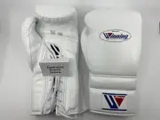Winning Boxing Gloves 14oz White MS-500 Lace-up type NEW In Stock Japan