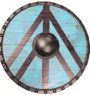 24" Lagertha Viking Shield Battle-Ready Wooden Shield Handmade Gift