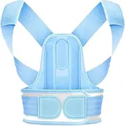 Adjustable Back Corrector Brace Support Belt Corset Correction for Students Children Effectively Solving The Hunchback Bending Over Sitting Not Straight,Pink,M