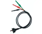 CABAC Aust. Plug to 3 Core Banana Plug Adaptor (1/each) TEL-EL