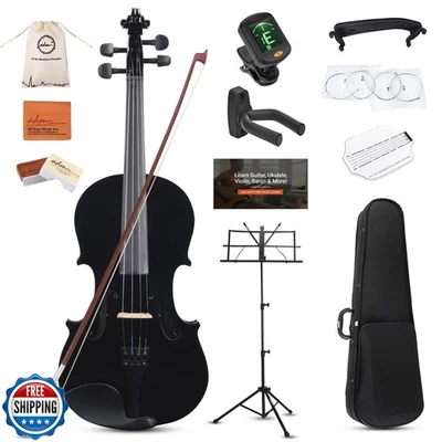 ADM Acoustic Violin for Kids Beginners, 4/4 Full Size Acoustic Violin Fiddle