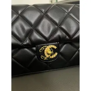 現貨實拍Chanel 小香中古超級vip 贈品包 ️限量鸳鸯扣cf手袋 绝美腋下包