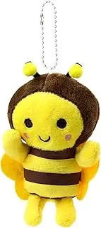 Soft Keyring - Stuffed Bees Plush Toy, Bee Doll | Mini Plush Animal Pendant for Car Mirror, Handbag Charm, Cute Keychain for Backpack, Schoolbag Decoration, Kids Gift, Desk Display Figurine