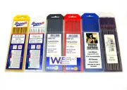 10 x 1.6mm White Zirconiated Tig Welding Tungsten Electrodes / Rods - Aluminium