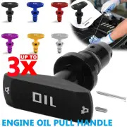 Universal Car Oil Dipstick Pull Handle Engine Pullhandle Aluminum Billet Replace