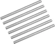 uxcell Fully Threaded Rod M8 x 130mm 1.25mm Thread Pitch 304 Stainless Steel Right Hand Threaded Rods Bar Studs 6 Pack
