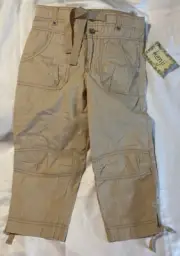 Girl's Kenji Tan Light Weight Pants Size 8 SUper CUte NWT