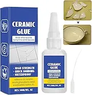 Pottery Glue for Repair - Strong Glue Ceramic Glue,Ceramic Repair 30 ml Strong Adhesive, Porcelain Glue Clear Glue, Glass Glue Strong Bond, Instant Super Glue