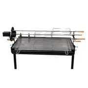 3 Skewer Cyprus Spit Roaster with Charcoal BBQ by Flaming Coals