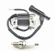 Ignition Coil & Spark Plug for Generac 0H04680176 5989 6022 Centurion Generator