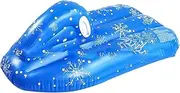 Mipcase Winter Inflatable Snow Tube Heavy Duty PVC Snow Sled for Durable Skiing Circle with Low Temperature Resistance for Fun Games and Outdoor Activities