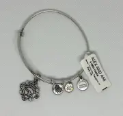 Alex And Ani Because I Love You Daughter III Silver Adjustable