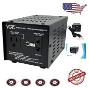 Versatile 1000W Voltage Transformer for Japan and USA - Power ON/OFF Switch