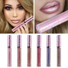 Glänzender Lipgloss 6 Farben glitzernder Lipgloss langanhaltend und strahlend