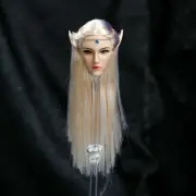 Lucifer 1/6 Elf Queen Emma Head Sculpt Carving Model Toy For 12" Female Figure