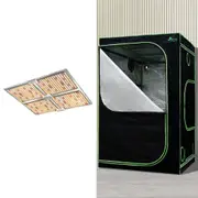 120x120x200CM Green Fingers Grow Tent Light Kit 4500W LED Full Spectrum